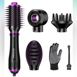 BRAND NEW!! Never opened. Hair Dryer Brush, Negative Ionic Blow Dryer Brush Set